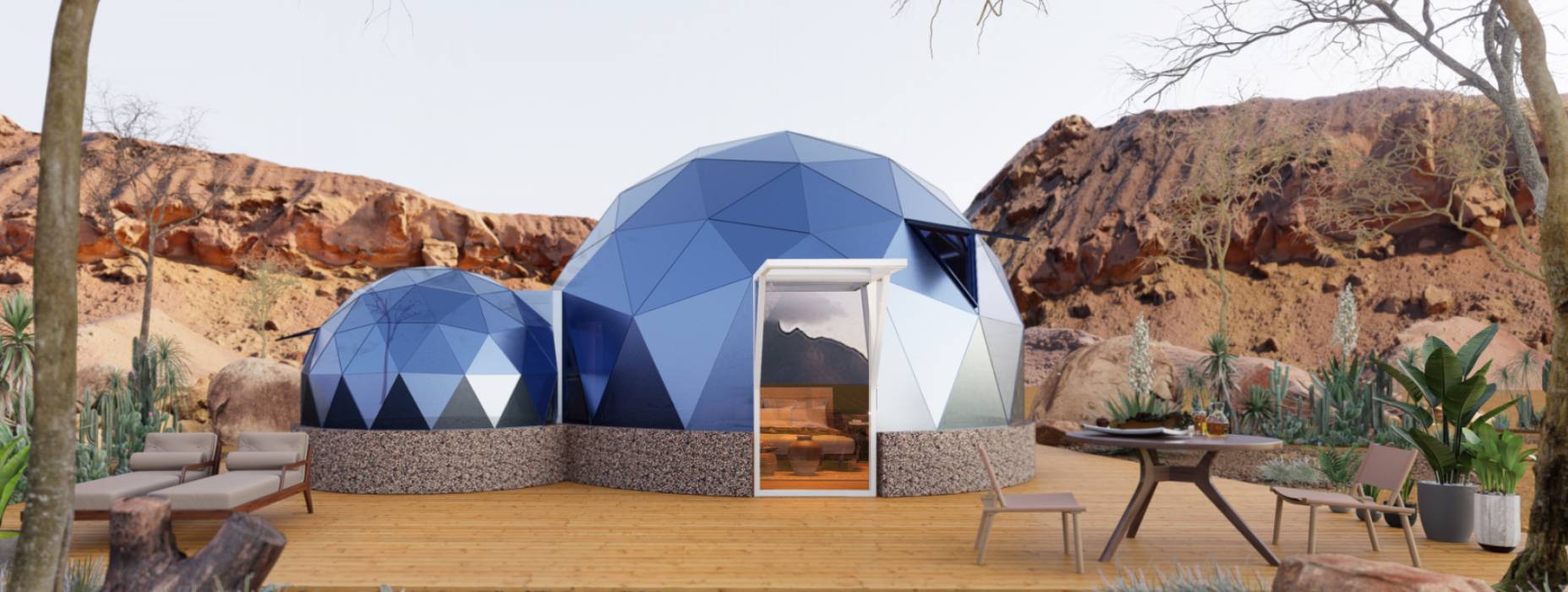 西区球形智能光伏玻璃星空房